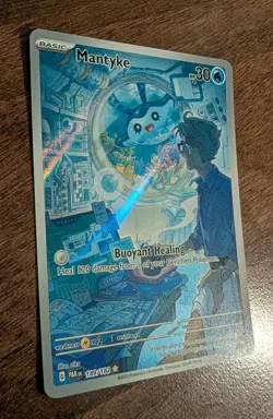 Mantyke 189/182 Paradox Rift Illustration Rare Pokemon TCG NM - Image 3