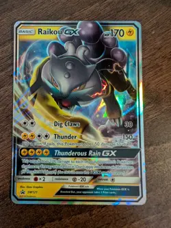 Pokemon - Raikou GX SM121 Black Star Promo Ultra Rare Holo - NM/M - Image 1