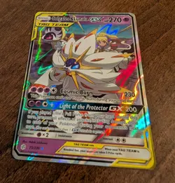 Solgaleo & Lunala GX 75/236 Cosmic Eclipse Holo Tag Team 2019 Pokemon TCG NM- - Image 4