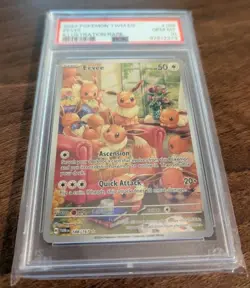 Eevee 188/167 Pokemon S&V Twilight Masquerade Illustration Rare PSA 10 - Image 2