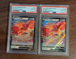 Ho-Oh V 140/195 Full Art Ultra Rare Silver Tempest Pokemon TCG PSA 10 GEM MINT - Image 3