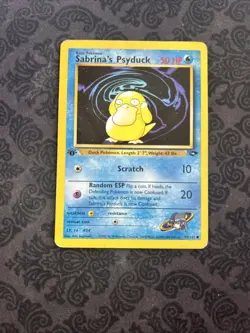 Pokemon TCG Sabrina's Psyduck Gym Challenge 99/132 1st Edition - Image 1