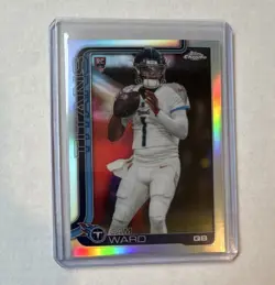 Topps Chrome Cam Ward Rookie Card #314 Refractor Tennessee Titans - Image 1