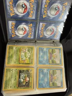 1999 Pokemon TCG Mixed Base Set Binder Very Good Condition Gradeable! 300+ Cards - Image 2