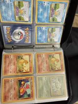 1999 Pokemon TCG Mixed Base Set Binder Very Good Condition Gradeable! 300+ Cards - Image 3