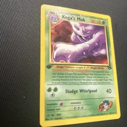 2000 Pokemon Gym Challenge 1st Edition Koga's Muk #26/132 - Image 2