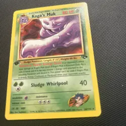 2000 Pokemon Gym Challenge 1st Edition Koga's Muk #26/132 - Image 3