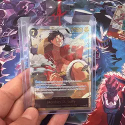 Monkey D. Luffy Japan Expo Promo P-075 One Piece Card FRENCH EXCLUSIVE - Image 3
