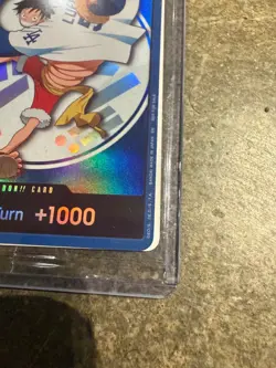 Dodgers x One Piece Luffy Promo Card FLAWLESS CONDITION POTENTIAL 10 - Image 3