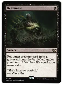 Reanimate 155 - NM - Commander: Duskmourn: House of Horror R - Image 1