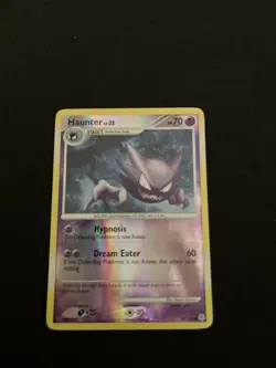 Pokemon TCG Haunter 50/130 Diamond & Pearl Reverse Holo Uncommon English 2007 - Image 3