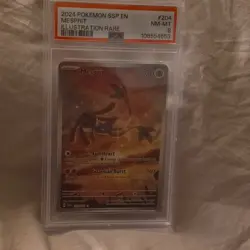 2024 Pokemon SSP EN Mesprit ILLUSTRATION RARE FULL ART 204/191 PSA 8 NM-MT - Image 1