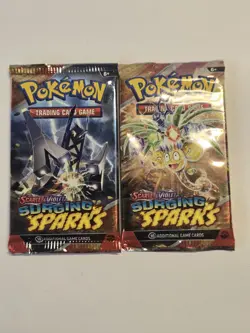 🔥2x Pokemon TCG: Scarlet & Violet Surging Sparks Booster Packs - Image 1
