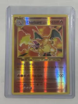 Pokemon TCG Charizard Reverse Holo Evolutions 11/108 English 2016 NM/M - Image 1