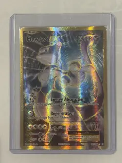Pokemon TCG Evolutions Mewtwo EX Full Art Holo Rare 103/108 English 2016 NM/M - Image 1
