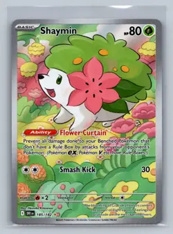 Shaymin 185/182 Illustration Rare Destined Rivals Pokemon Near Mint - Image 1