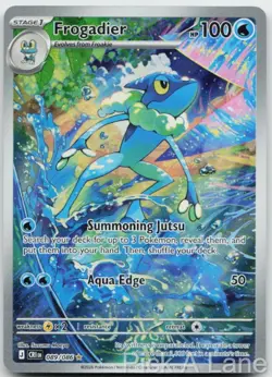 Frogadier 089/086 Holo Illustration Rare Chaos Rising Pokemon Holo Near Mint - Image 1