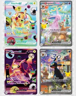2x Pokemon 30th Anniversary Celebrations Presale - 1x Umbreon 1x Espeon UPC PAIR - Image 3