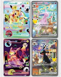 2x Pokemon 30th Anniversary Celebrations Presale - 1x Umbreon 1x Espeon UPC PAIR - Image 3