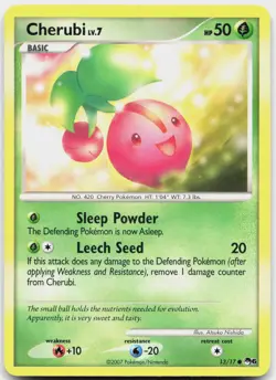 Cherubi 13/17 Common POP Series 6 Pokemon Lightly Played - Image 1