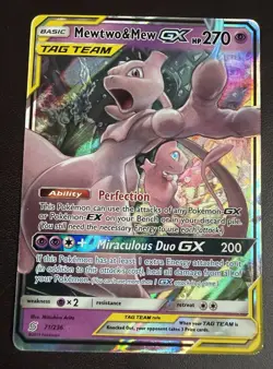 Pokemon TCG Mewtwo & Mew GX Unified Minds 71/236 Full Art - Image 1