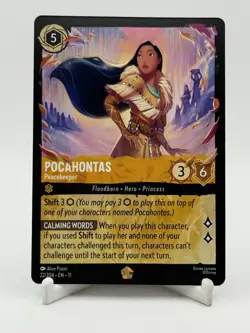 Disney Lorcana Pocahontas - Peacekeeper 22/204 Winterspell Non Foil - Image 1