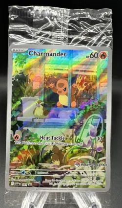 Charmander Pokemon Center Stamped Promo-SVP 044 Obsidian Flames PC ETB SEALED - Image 1