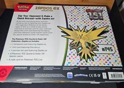 Pokemon Scarlet & Violet 151 - Zapdos EX Collection Box - New Sealed - Image 3