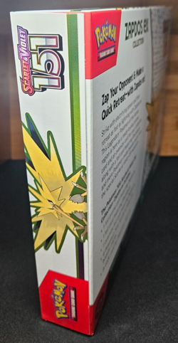 Pokemon Scarlet & Violet 151 - Zapdos EX Collection Box - New Sealed - Image 4