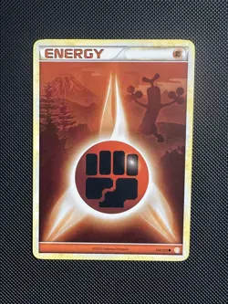 Pokemon TCG Fighting Energy 120/123 Heartgold & Soulsilver - Image 1