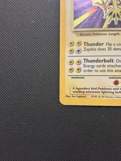 Zapdos 16/102 | Base Set | Holo Pokemon Card HP - Image 5