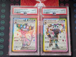 Pokemon TCG Umbreon and Espeon Figure Col Promos PSA 10 SEQUENTIAL Prismatic evo - Image 1