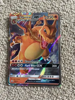 Charizard GX Hidden Fates SM211 Black Star Promo Card Pokemon TCG 100% Authentic - Image 1