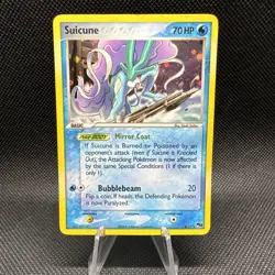 Pokemon TCG Pop Series 2 promo Suicune 4/17 Holo Rare promo 2006 TCG LP - Image 1