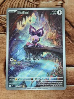 Noibat 169/159 Illustration Rare 2025 Pokemon Journey Together Full Art Card NM+ - Image 1