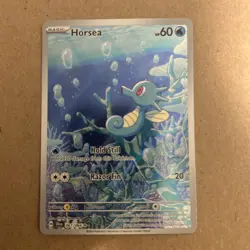 Pokemon TCG Horsea 067/064 Sv: Shrouded Fable Holo Near Mint - Image 1