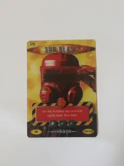 Doctor Who Battles In Time 510 SUN BLAST Invader ULTRA RARE Card 135 - Image 1