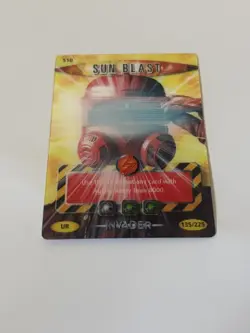 Doctor Who Battles In Time 510 SUN BLAST Invader ULTRA RARE Card 135 - Image 2