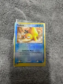 Reverse Holo Psyduck #73 Sandstorm Pokemon Foil 2003 LP - Image 3