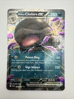 Pokemon TCG Journey Together Paldean Clodsire ex Card 094/159 NM Condition - Image 1