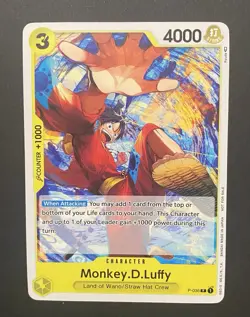 One Piece: Monkey.D.Luffy #P-036 - Promotion Card - Image 1