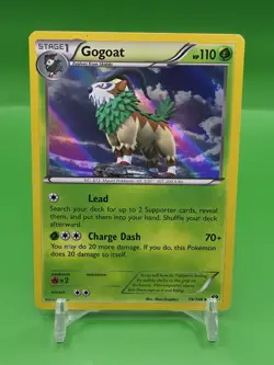 Pokemon TCG Gogoat 19/146 XY COSMOS HOLO Card - Image 1