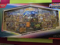 Lucario And Tyranitar Ex Pokemon TCG Prismatic EX Premium Collection Box Set - Image 1