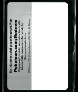 Pokemon - Blank Code Card Error Misprint LP - Image 1