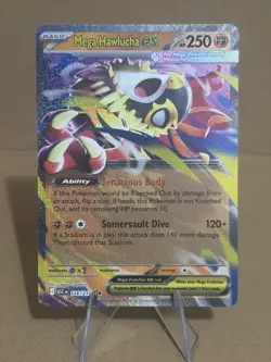Pokemon TCG Mega Hawlucha EX Double Rare Ascended Heroes 116/217 - Image 1