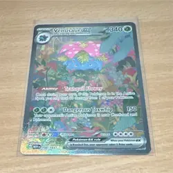Pokemon TCG Venusaur ex 198/165 SV 151 Special Illustration Rare Holo 340HP - Image 1