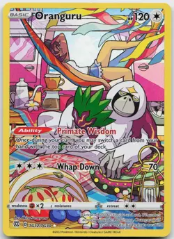 Oranguru TG12/TG30 Holo Brilliant Stars Trainer Gallery Pokemon Holo NM - Image 1