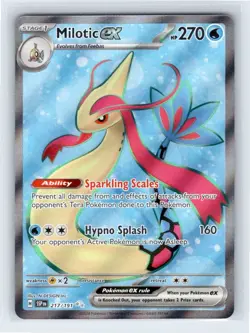 Pokemon TCG - Milotic ex - 217/191 - SV08: Surging Sparks NM - Image 1