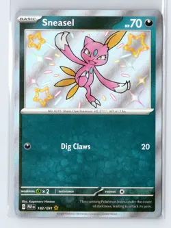 Pokemon TCG - Sneasel - SV: Paldean Fates NM - Image 1