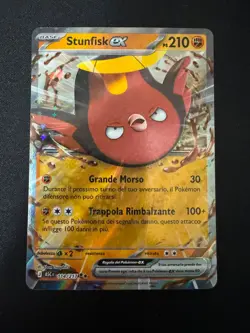 Stunfisk ex ASC 114/217 Double Rara Ita - Ascesa Eroica - Pokemon - Image 1